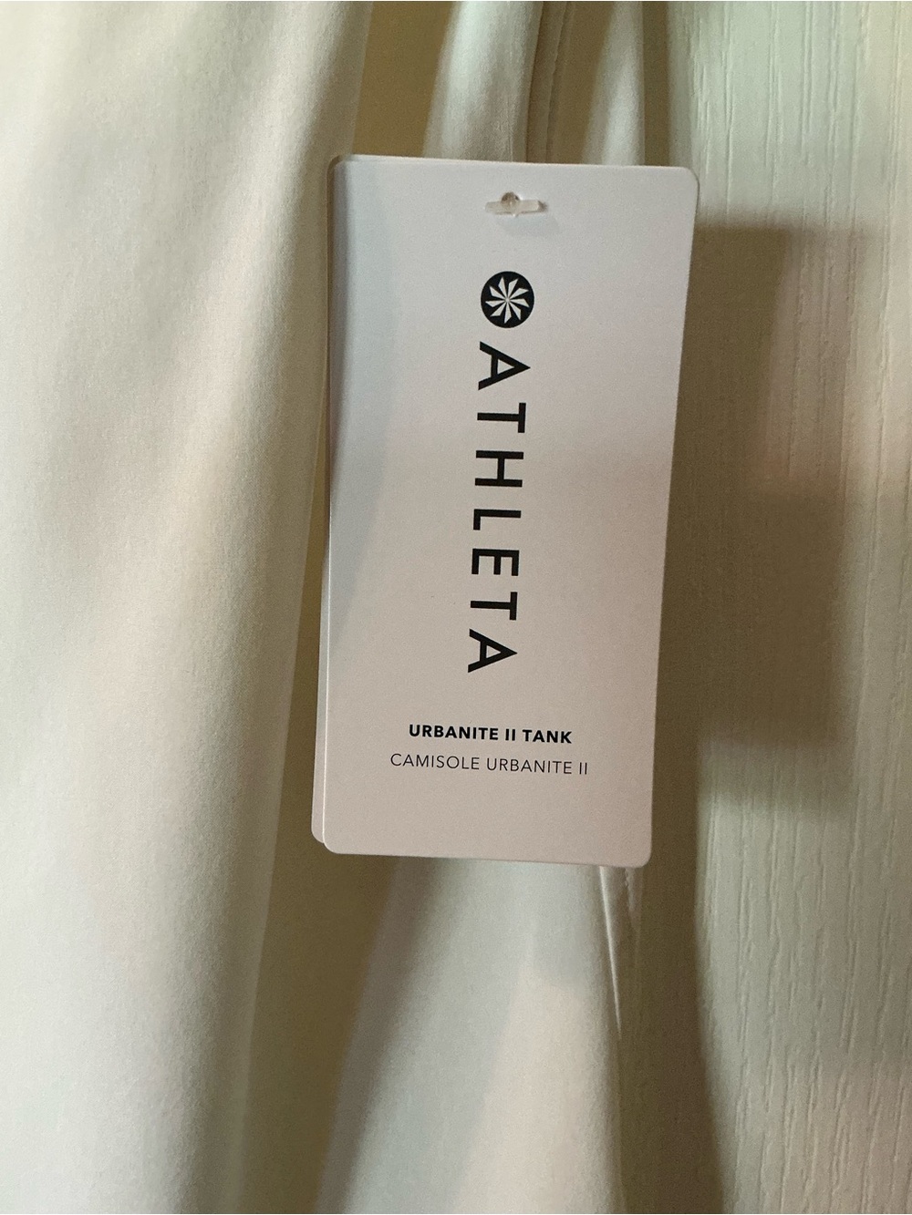 ‼️NWT Athleta Urbanite II Tank Button-Front White Blouse - Picture 2 of 4